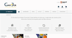 Desktop Screenshot of ferreteriagarjor.es