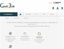 Tablet Screenshot of ferreteriagarjor.es